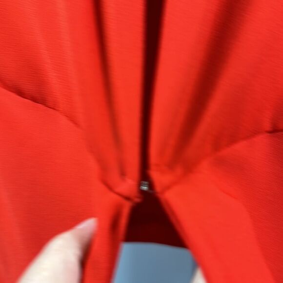 NEW YORK & COMPANY GABRIELLE UNION Women's Cut Out Mock Neck Blouse Red Small - Picture 11 of 16